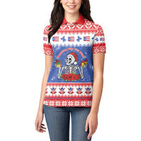 Puerto Rico Christmas Women Polo Shirt Boricua Till The Bone - Wonder Print Shop