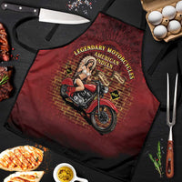 Native American Rider Apron Legendary Motorcycle Vintage Pin Up Girl - Wonder Print Shop