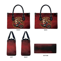 Native American Rider Leather Bag Legendary Motorcycle Vintage Pin Up Girl - Wonder Print Shop