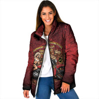 Native American Rider Padded Jacket Legendary Motorcycle Vintage Pin Up Girl - Wonder Print Shop