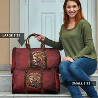 Native American Rider Travel Bag Legendary Motorcycle Vintage Pin Up Girl - Wonder Print Shop