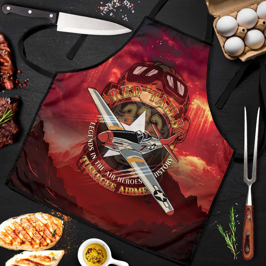 Red Tails Tuskegee Airmen Apron Honoring The Legend