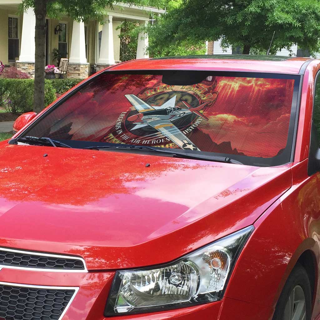 Red Tails Tuskegee Airmen Auto Sun Shade Honoring The Legend