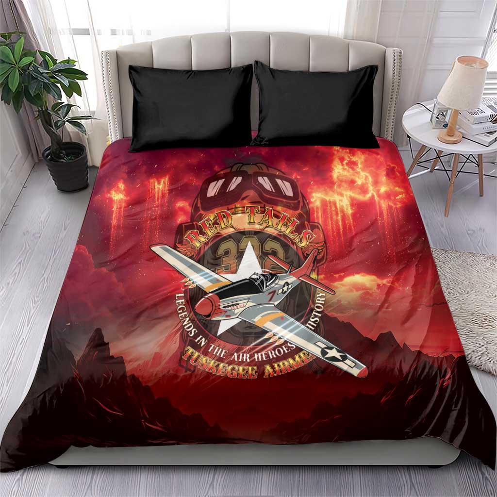 Red Tails Tuskegee Airmen Bedding Set Honoring The Legend
