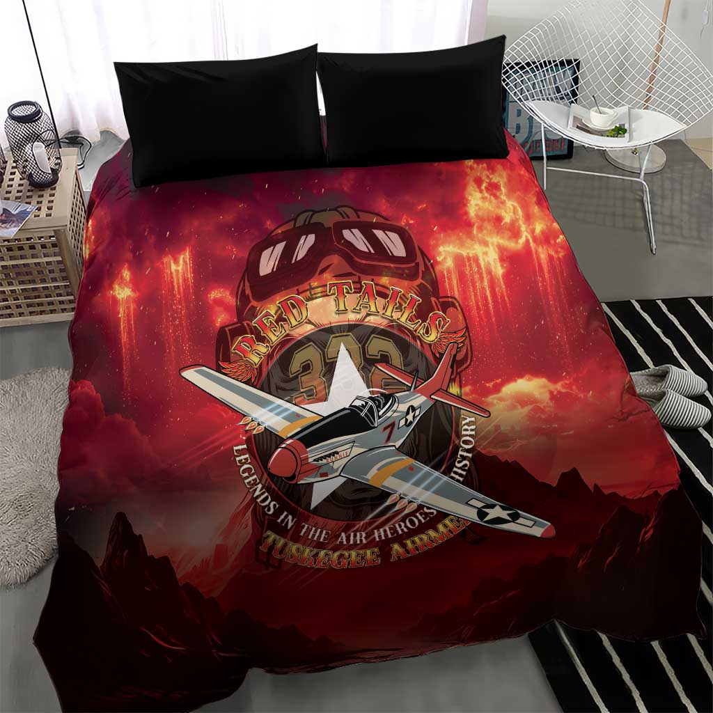 Red Tails Tuskegee Airmen Bedding Set Honoring The Legend