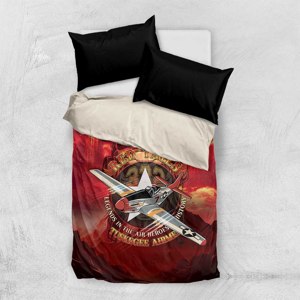 Red Tails Tuskegee Airmen Bedding Set Honoring The Legend