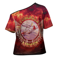 Red Tails Tuskegee Airmen Cross Shoulder Shirt Honoring The Legend