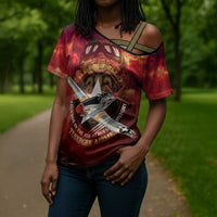 Red Tails Tuskegee Airmen Cross Shoulder Shirt Honoring The Legend