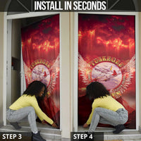 Red Tails Tuskegee Airmen Door Cover Honoring The Legend