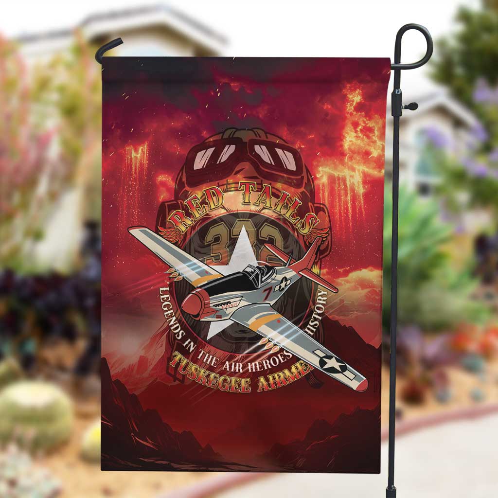 Red Tails Tuskegee Airmen Garden Flag Honoring The Legend
