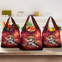 Red Tails Tuskegee Airmen Grocery Bag Honoring The Legend