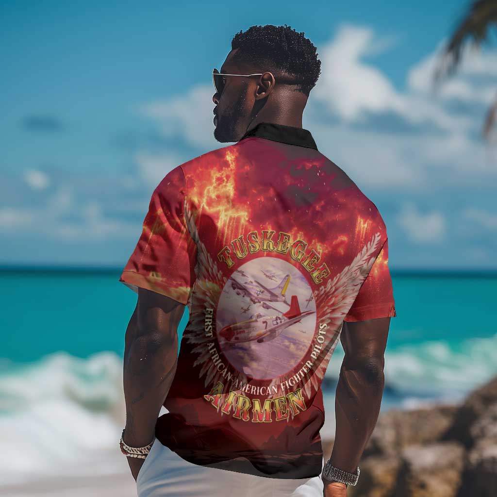 Red Tails Tuskegee Airmen Hawaiian Shirt Honoring The Legend