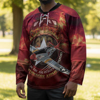 Red Tails Tuskegee Airmen Hockey Jersey Honoring The Legend