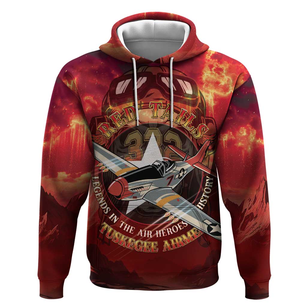 Red Tails Tuskegee Airmen Hoodie Honoring The Legend
