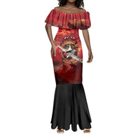 Red Tails Tuskegee Airmen Mermaid Dress Honoring The Legend