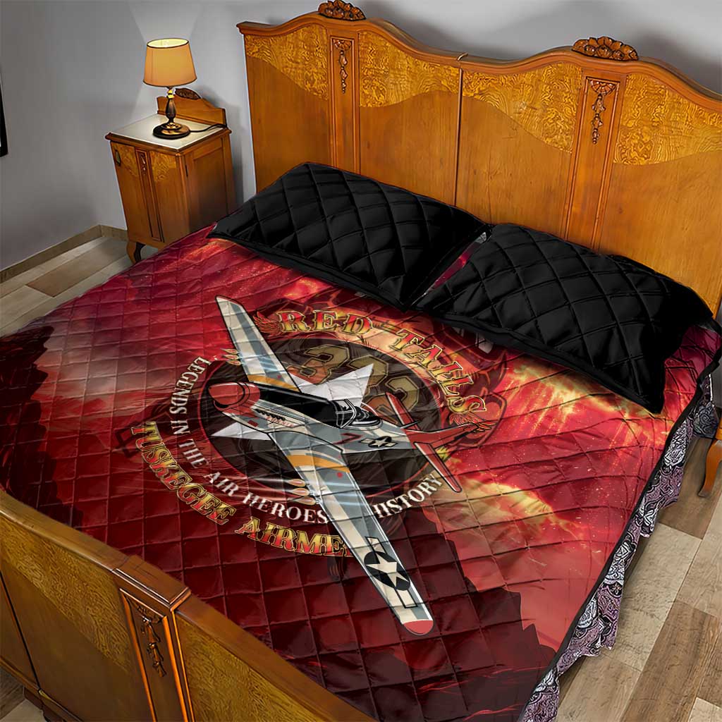 Red Tails Tuskegee Airmen Quilt Bed Set Honoring The Legend