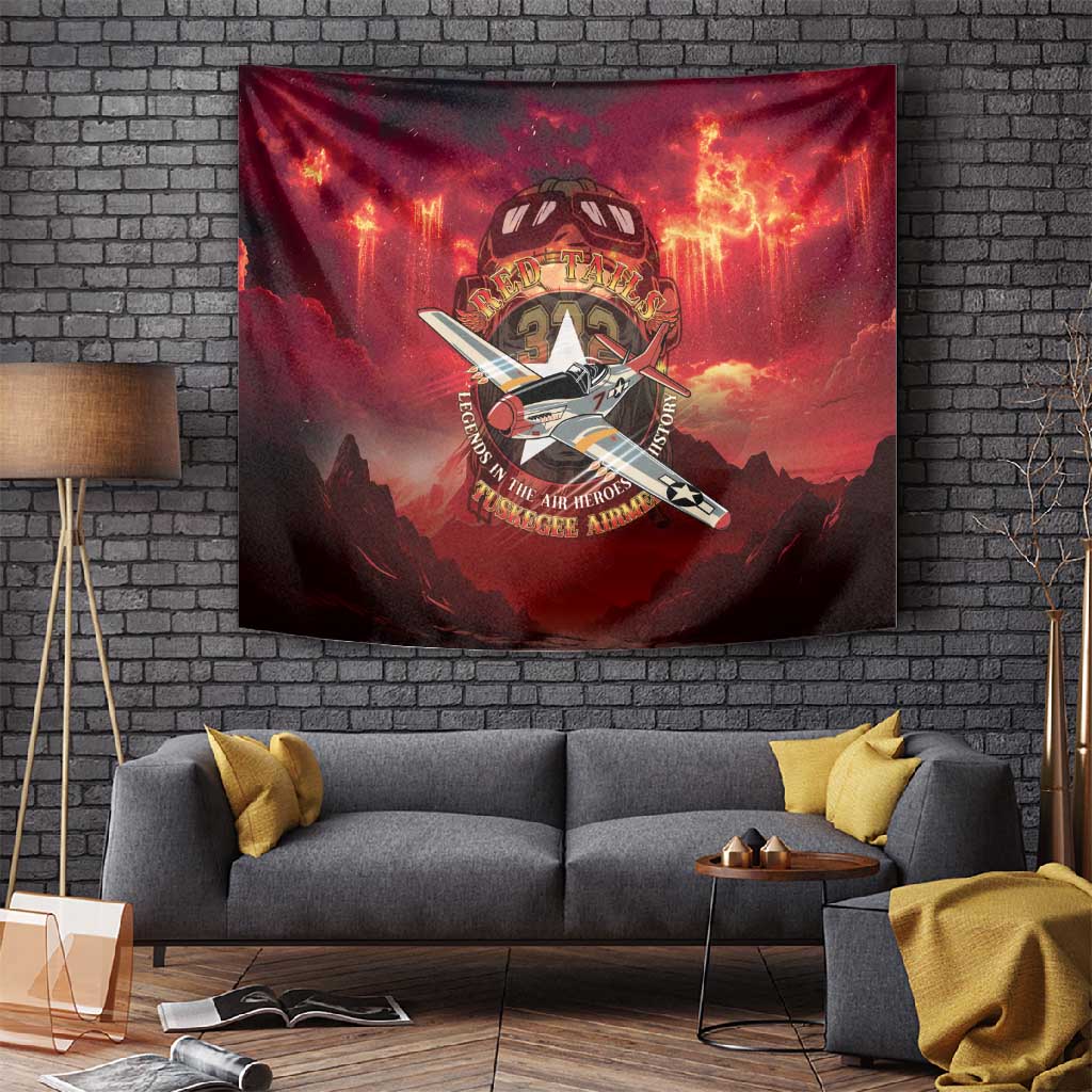 Red Tails Tuskegee Airmen Tapestry Honoring The Legend