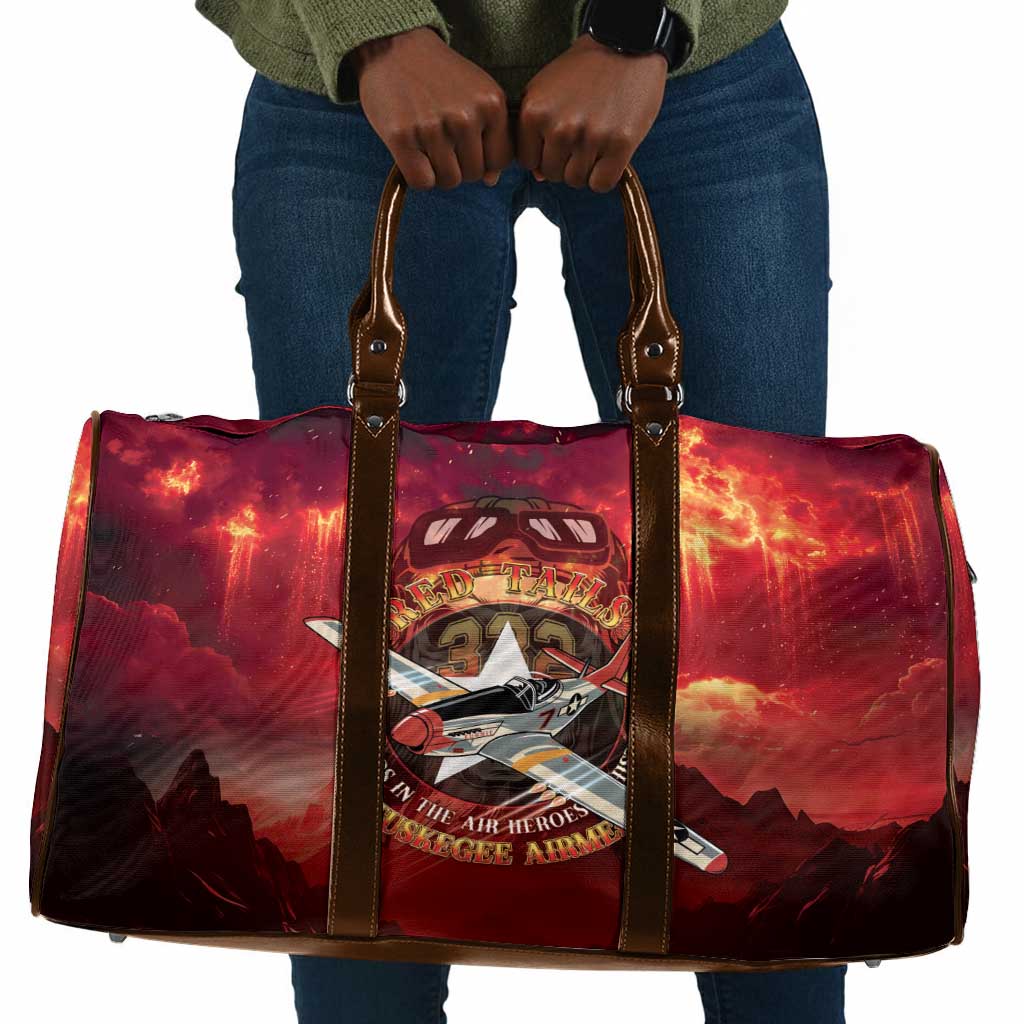 Red Tails Tuskegee Airmen Travel Bag Honoring The Legend