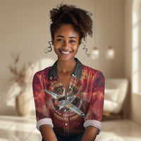 Red Tails Tuskegee Airmen Women Casual Shirt Honoring The Legend