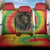 Juneteenth Freedom Day Back Car Seat Cover Reggae Tie Dye Style