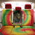 Juneteenth Freedom Day Back Car Seat Cover Reggae Tie Dye Style