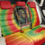 Juneteenth Freedom Day Back Car Seat Cover Reggae Tie Dye Style