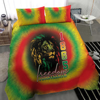 Juneteenth Freedom Day Bedding Set Reggae Tie Dye Style LT05 - Wonder Print Shop