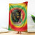 Juneteenth Freedom Day Blanket Reggae Tie Dye Style