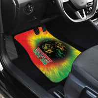 Juneteenth Freedom Day Car Mats Reggae Tie Dye Style LT05 - Wonder Print Shop