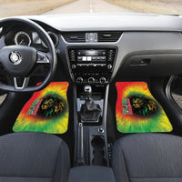 Juneteenth Freedom Day Car Mats Reggae Tie Dye Style LT05 - Wonder Print Shop