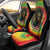 Juneteenth Freedom Day Car Seat Cover Reggae Tie Dye Style