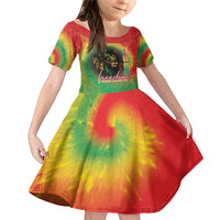 Juneteenth Freedom Day Family Matching Mermaid Dress and Hawaiian Shirt Reggae Tie Dye Style LT05 - Wonder Print Shop
