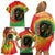 Juneteenth Freedom Day Family Matching Off Shoulder Short Dress and Hawaiian Shirt Reggae Tie Dye Style LT05 - Wonder Print Shop