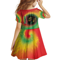 Juneteenth Freedom Day Family Matching Tank Maxi Dress and Hawaiian Shirt Reggae Tie Dye Style LT05 - Wonder Print Shop