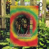 Juneteenth Freedom Day Garden Flag Reggae Tie Dye Style LT05 - Wonder Print Shop