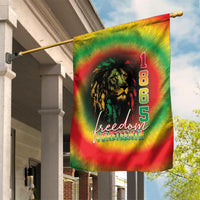 Juneteenth Freedom Day Garden Flag Reggae Tie Dye Style LT05 - Wonder Print Shop