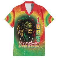 Juneteenth Freedom Day Hawaiian Shirt Reggae Tie Dye Style LT05 - Wonder Print Shop