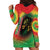 Juneteenth Freedom Day Hoodie Dress Reggae Tie Dye Style