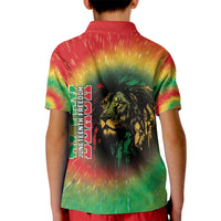 Juneteenth Freedom Day Kid Polo Shirt Reggae Tie Dye Style LT05 - Wonder Print Shop