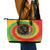 Juneteenth Freedom Day Leather Tote Bag Reggae Tie Dye Style LT05 - Wonder Print Shop