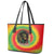Juneteenth Freedom Day Leather Tote Bag Reggae Tie Dye Style LT05 - Wonder Print Shop