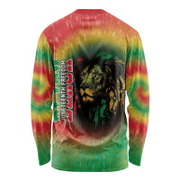 Juneteenth Freedom Day Long Sleeve Shirt Reggae Tie Dye Style LT05 - Wonder Print Shop