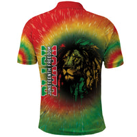 Juneteenth Freedom Day Polo Shirt Reggae Tie Dye Style LT05 - Wonder Print Shop