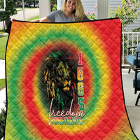 Juneteenth Freedom Day Quilt Reggae Tie Dye Style LT05 - Wonder Print Shop