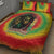 Juneteenth Freedom Day Quilt Bed Set Reggae Tie Dye Style LT05 - Wonder Print Shop