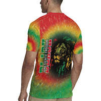Juneteenth Freedom Day Rugby Jersey Reggae Tie Dye Style LT05 - Wonder Print Shop
