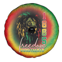 Juneteenth Freedom Day Spare Tire Cover Reggae Tie Dye Style LT05 - Wonder Print Shop