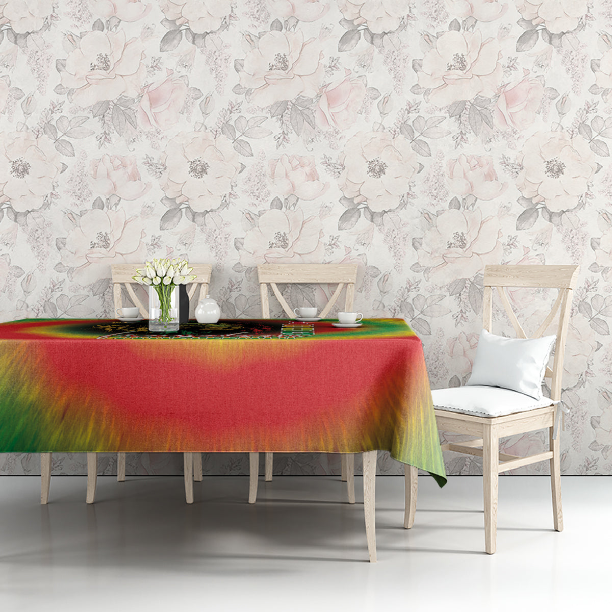 Juneteenth Freedom Day Tablecloth Reggae Tie Dye Style LT05 - Wonder Print Shop