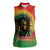 Juneteenth Freedom Day Women Sleeveless Polo Shirt Reggae Tie Dye Style LT05 - Wonder Print Shop