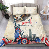 United States Independence Day Bedding Set Freedom 4th Of July Beige Version LT05 - Wonder Print Shop